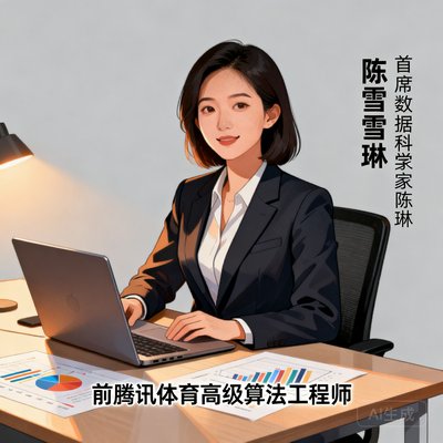 首席数据科学家陈雪琳，前腾讯体育高级算法工程师